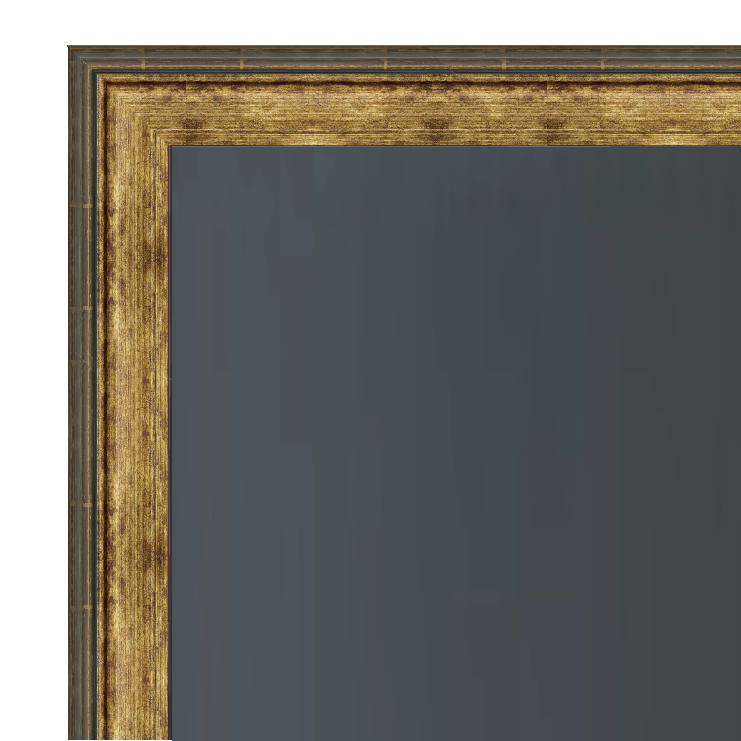 antique-gold-tv-frame-decorative Antique gold decorative TV frame by TV Framez designed to transform a television into framed wall art