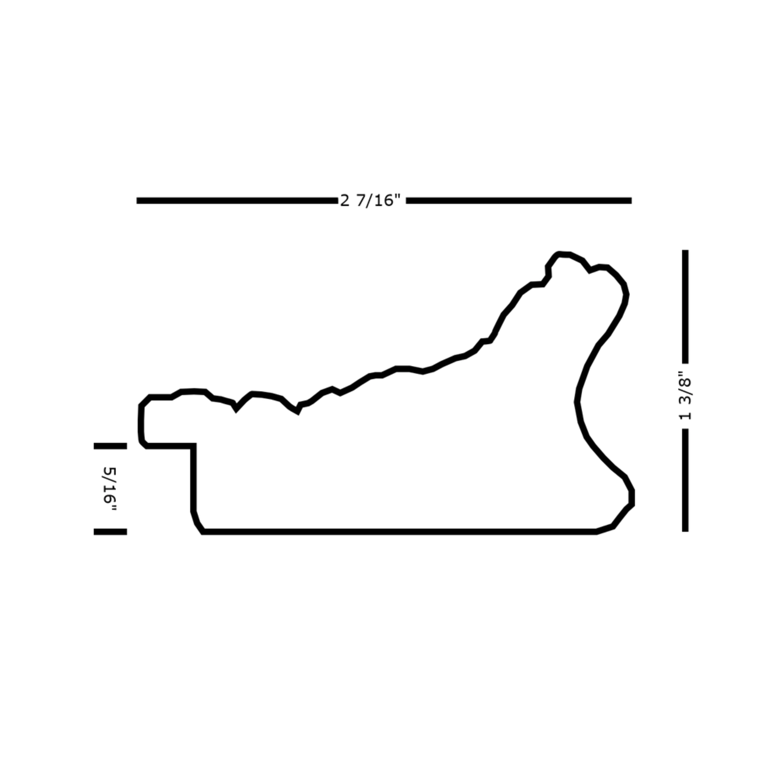 baroque-tv-frame-profile-cross-section-dimensions-diagram
